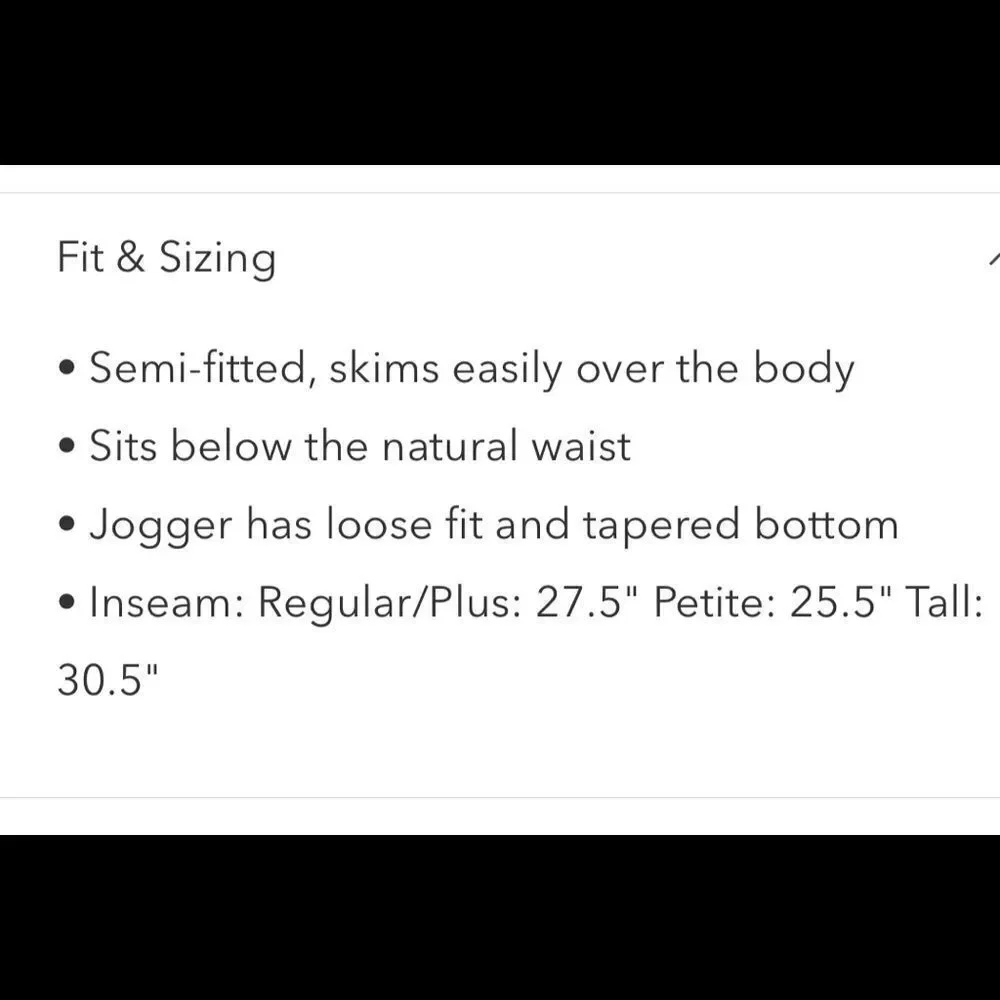 NWT Athleta Altitude Jogger in Polartex Power Stretch 3X - Picture 7 of 10